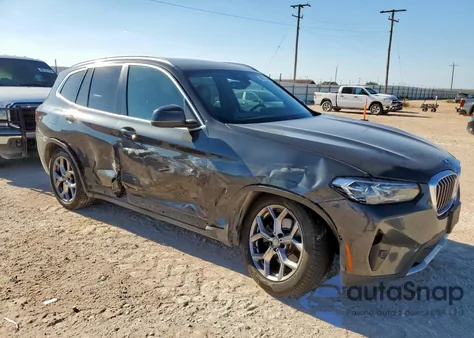 2022 BMW X3 Sdrive30I из США, поврежденный, VIN 5UX43DP05N9K14618